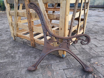 Thời trang cổ điển cổ rèn sắt băng ghế dự bị ghế kết thúc cho trắng patio băng ghế dự bị