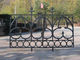 Tấm Gang rèn Hàng rào Portland Thép Tấm kim loại Prefab